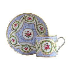 Tasse Et Soucoupe Myrtes Et Roses
