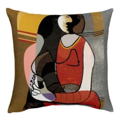 Housse De Coussin Picasso Femme Assise -Domicile Art Magasin 42161 xl