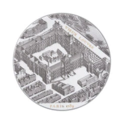 Assiette Plan De Turgot Louvre
