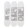 Skateboards Triptyque Keith Haring Untitled 1981 - The Skateroom -Domicile Art Magasin 46242 xl