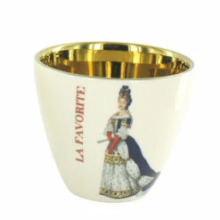 Coffret 2 Gobelets "A La Cour De Versailles" - Le Frère Du Roi-La Favorite -Domicile Art Magasin 50851 xl