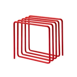 Porte-revues En Métal Rouge - Block Design
