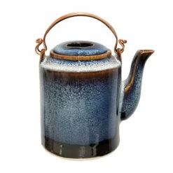 Théière Cylindre Khalam - Bleu Océan - ZaoZam