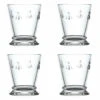 Coffret De 4 Gobelets Abeille - Transparent -Domicile Art Magasin 54974 xl