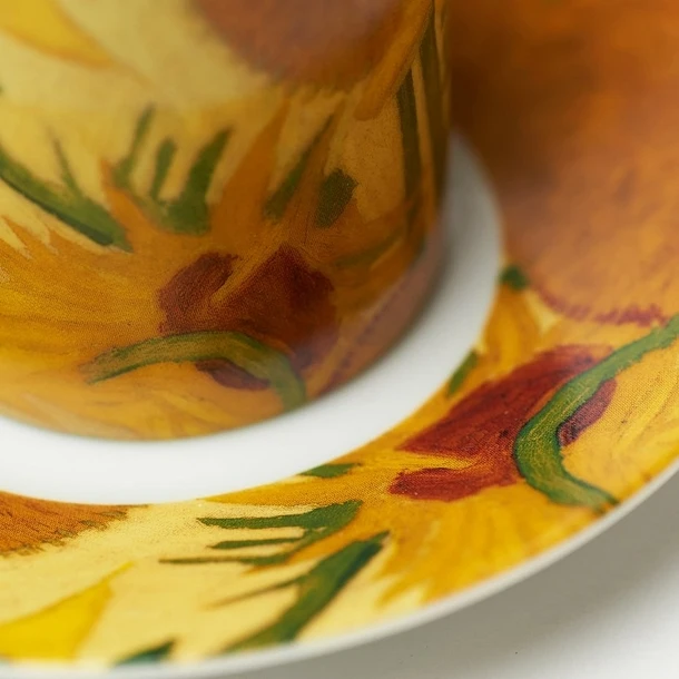 Set Expresso Vincent Van Gogh - Les Tournesols - Van Gogh Museum Amsterdam® 4 Set Expresso Vincent Van Gogh - Les Tournesols - Van Gogh Museum Amsterdam® – Image 2