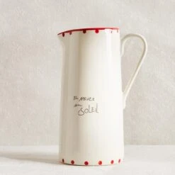 Pichet En Faïence Pablo Picasso - Il Neige Au Soleil N°2 -Domicile Art Magasin 77595 xl