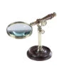 Loupe Sur Support Bois Et Bronze -Domicile Art Magasin 7901 l