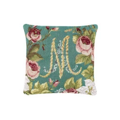 Petit Coussin Tapisserie Marie Antoinette - 25 X 25 Cm