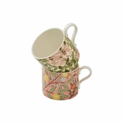 Set 2 Tasses En Porcelaine Fruit Et Chèvrefeuille - Morris & Co. 7 Set 2 Tasses En Porcelaine Fruit Et Chèvrefeuille - Morris & Co. -Domicile Art Magasin 79731 xl