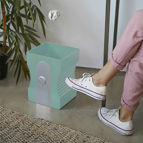 Corbeille à Papier Taille-crayon Turquoise - Balvi 5 Corbeille à Papier Taille-crayon Turquoise - Balvi – Image 3