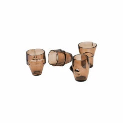 Set De 4 Verres Empilables Corps - Brun - Doiy -Domicile Art Magasin 81220 xl