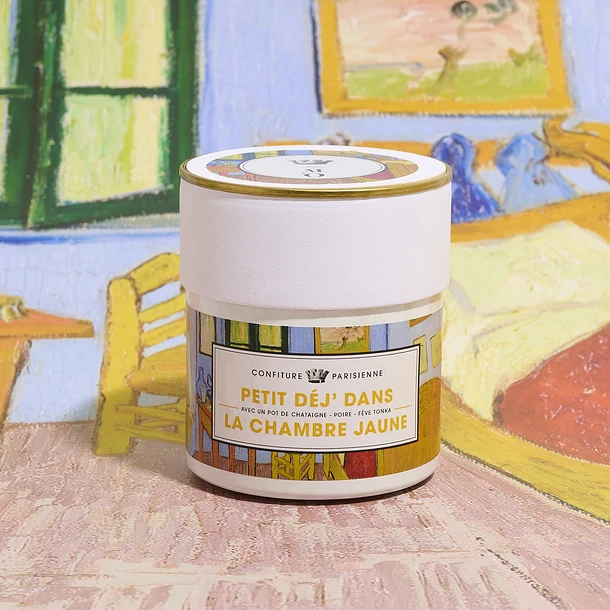 Confiture Musée D'Orsay Châtaigne, Poire Et Fève Tonka 250 Grs - Petit Déj' Dans La Chambre Jaune - Confiture Parisienne 4 Confiture Musée D'Orsay Châtaigne, Poire Et Fève Tonka 250 Grs - Petit Déj' Dans La Chambre Jaune - Confiture Parisienne – Image 2