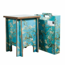 Tabouret Pliable En Carton Vincent Van Gogh - Amandier En Fleurs - Unfold X Van Gogh Museum Amsterdam® -Domicile Art Magasin 83820 xl