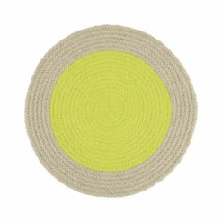 Lot De 2 Sets De Table Citron Vert Ø 38 Cm -Domicile Art Magasin 84227 xl