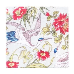 Housse De Coussin Coupon De Tissus à Décor De Cigogne, 1893 - 40 X 40 Cm -Domicile Art Magasin 84241 xl