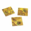 Set De 3 Sous-verres En Céramique Vincent Van Gogh - Tournesols - Van Gogh Museum Amsterdam® -Domicile Art Magasin 84256 xl