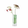 Vase En Forme De Tube Vert 16 Cm -Domicile Art Magasin 84388 xl
