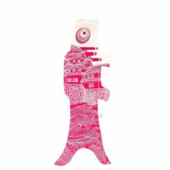 Koinobori Ôshiro Cerise - 70 X 26,4 Cm