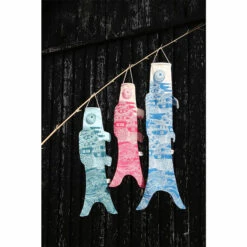 Koinobori Ôshiro Cerise - 70 X 26,4 Cm -Domicile Art Magasin 85400 xl