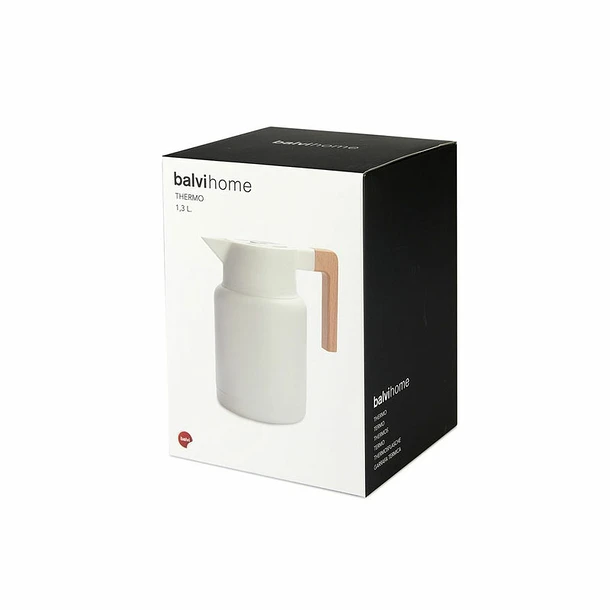 Thermos 1,3 Litre Blanc - Balvi 4 Thermos 1,3 Litre Blanc - Balvi – Image 2